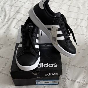 Adidas Grand Court Classic Black and White Women’s Sneakers